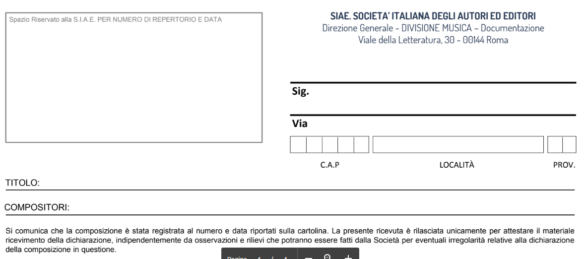 Come Si Compila Il (nuovo) Bollettino Siae, Modello 112-h 